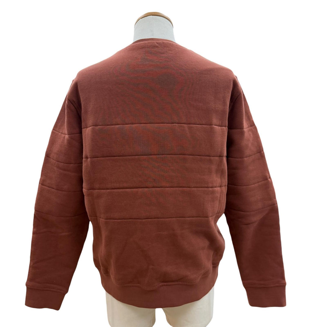 Excellent HERMES sweat H-motif crew neck pullover terracotta cotton mens S