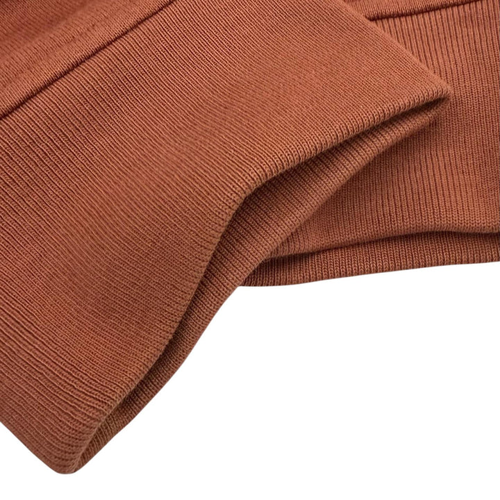 Excellent HERMES sweat H-motif crew neck pullover terracotta cotton mens S