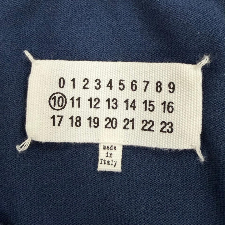 Great Maison Margiela 10 sweater Navy cotton mens M S50HA0689