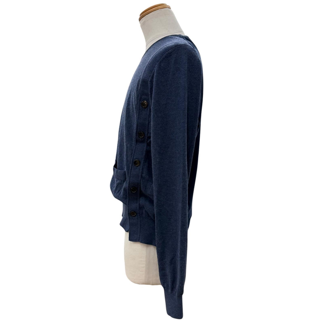 Great Maison Margiela 10 sweater Navy cotton mens M S50HA0689