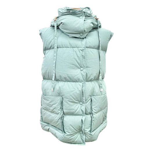 Great MONCLER GENIUS 2 1952 Down vest BATTY Logo-appen hooded jacket green 0