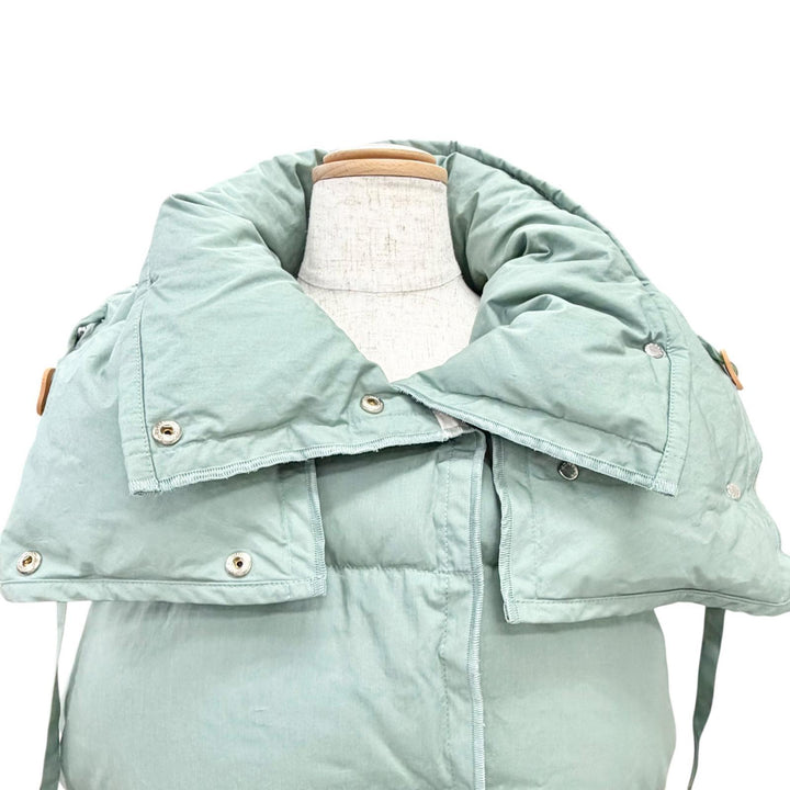 Great MONCLER GENIUS 2 1952 Down vest BATTY Logo-appen hooded jacket green 0