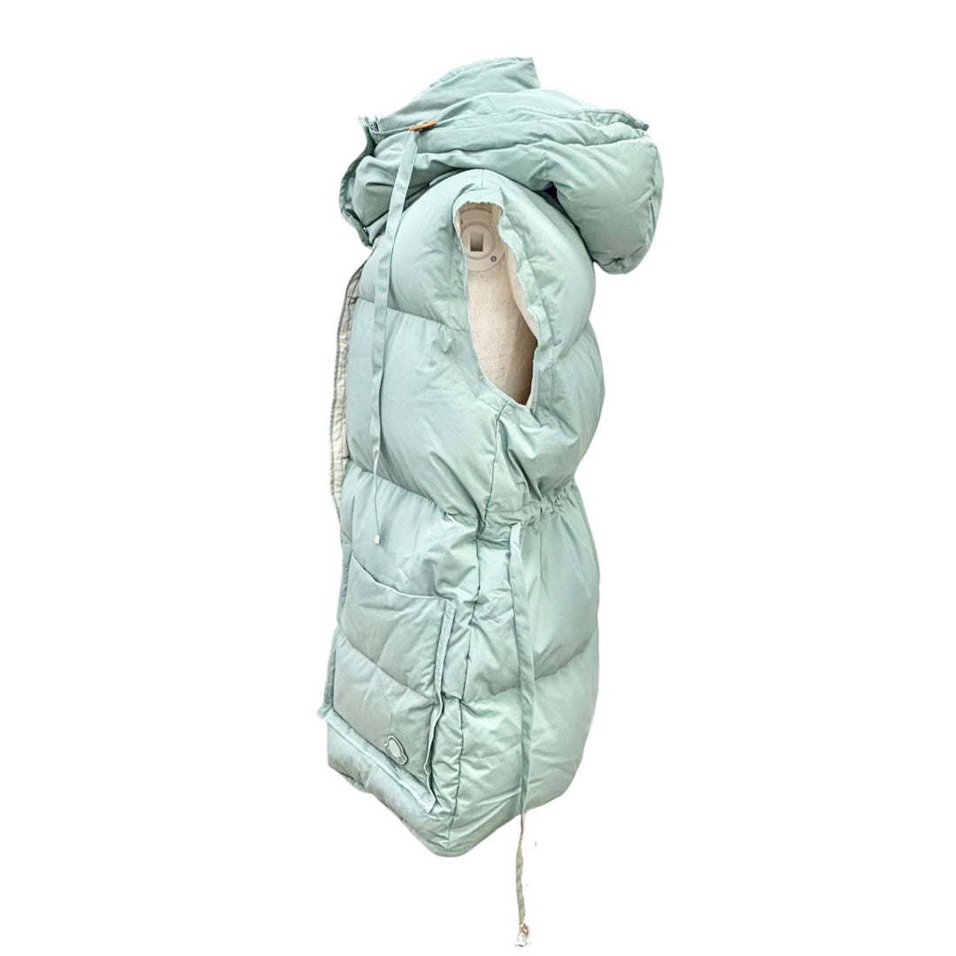 Great MONCLER GENIUS 2 1952 Down vest BATTY Logo-appen hooded jacket green 0
