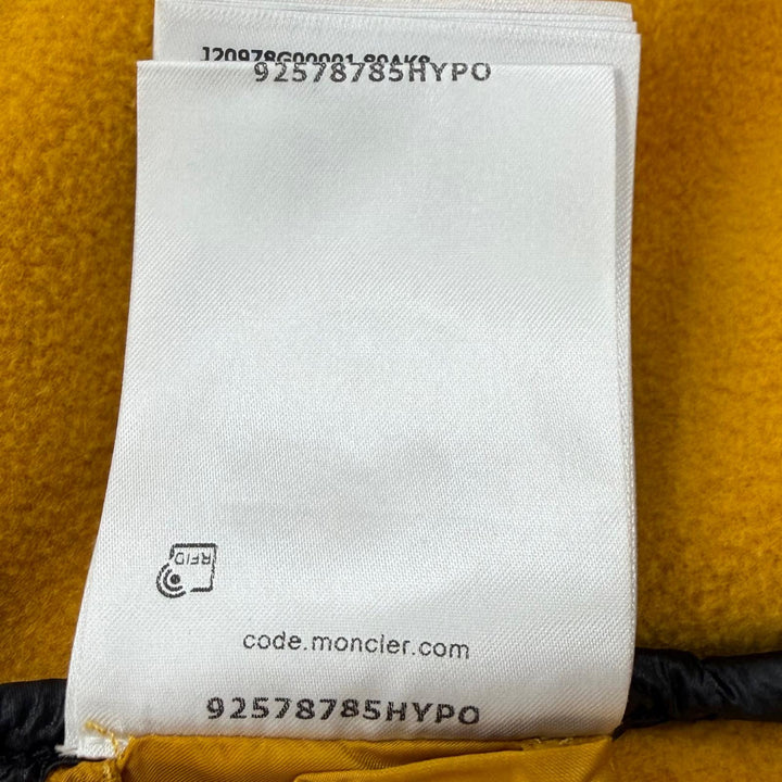 Great MONCLER GRENOBLE hoodie MAGLIA yellow polyester mens L J20978G00001