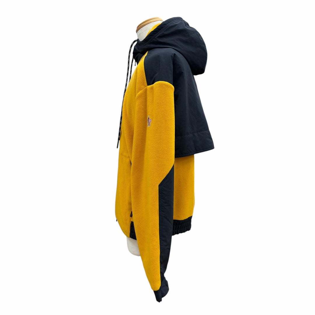 Great MONCLER GRENOBLE hoodie MAGLIA yellow polyester mens L J20978G00001