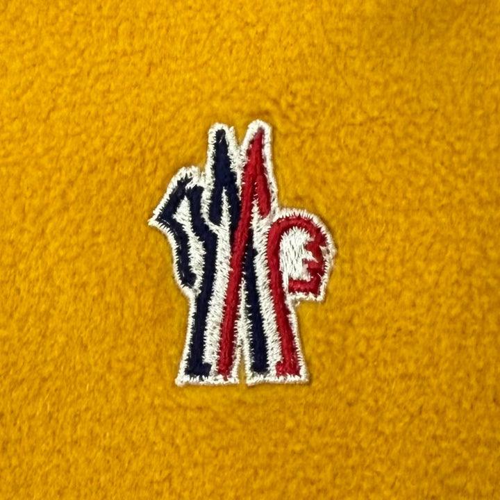 Great MONCLER GRENOBLE hoodie MAGLIA yellow polyester mens L J20978G00001