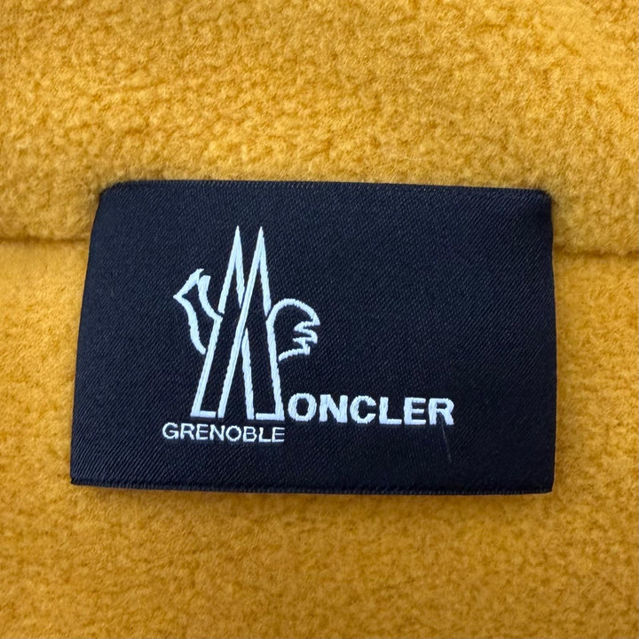 Great MONCLER GRENOBLE hoodie MAGLIA yellow polyester mens L J20978G00001