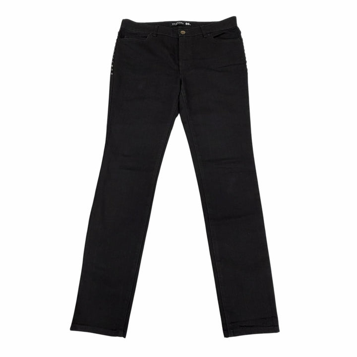 Discounted Great VALENTINO Denim pants Rock studs black cotton mens 30 PB3DD03L2WY