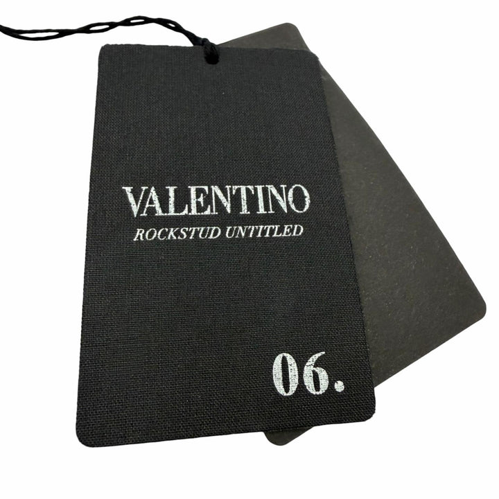 Discounted Great VALENTINO Denim pants Rock studs black cotton mens 30 PB3DD03L2WY