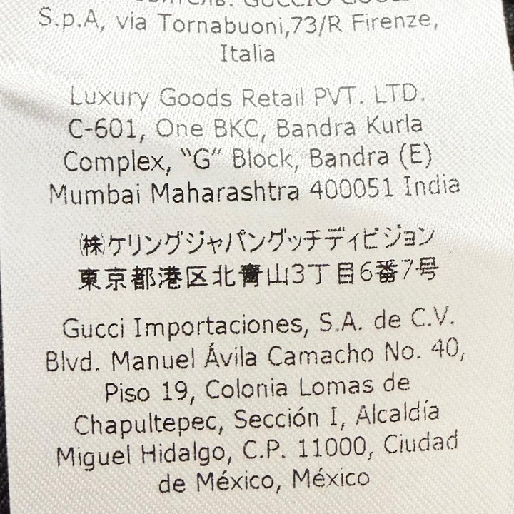 Excellent GUCCI tailored jacket Shawl collar tuxedo black mohair mens 46 645351