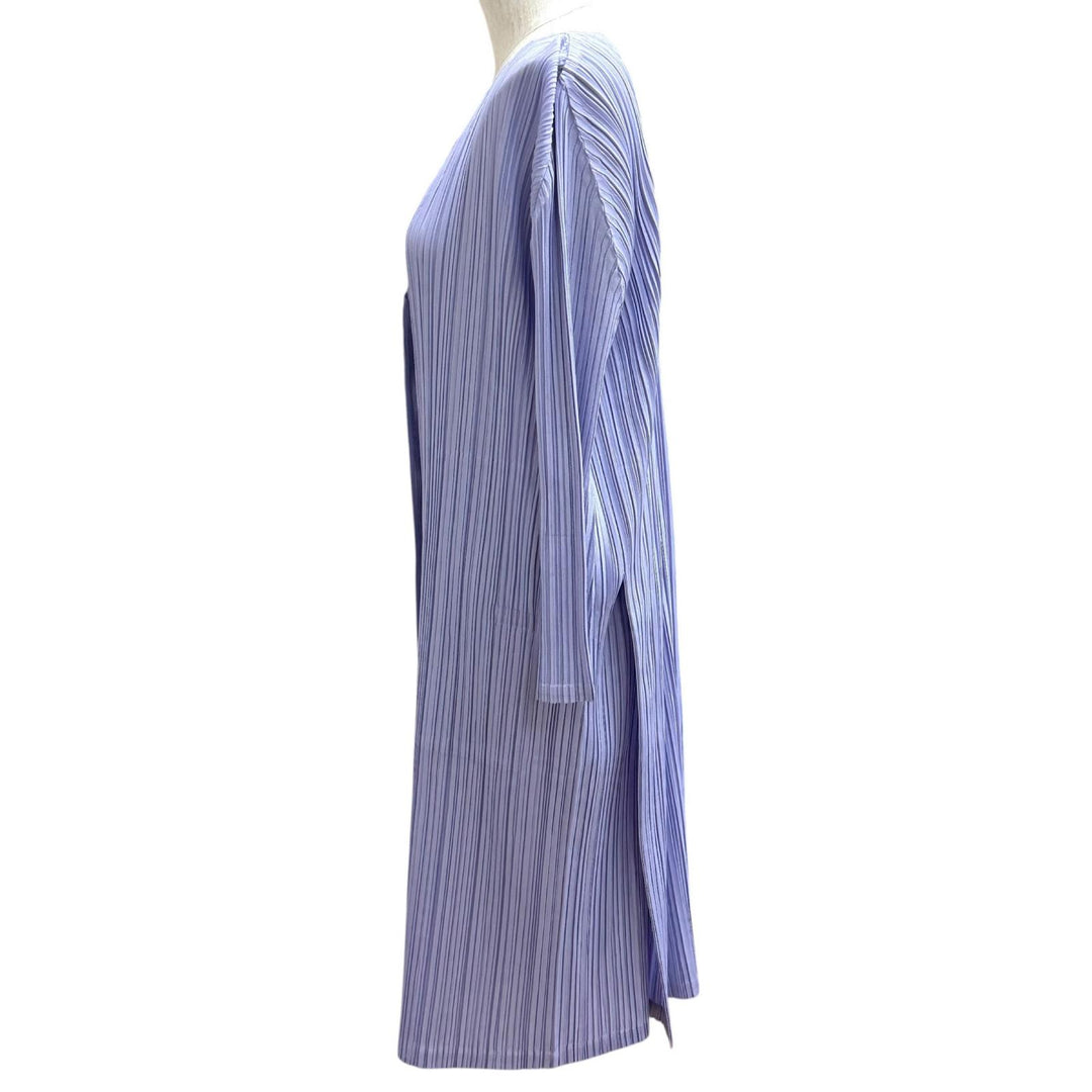Excellent PLEATS PLEASE cardigan V-neck, long polyester 2 PP93-JA603