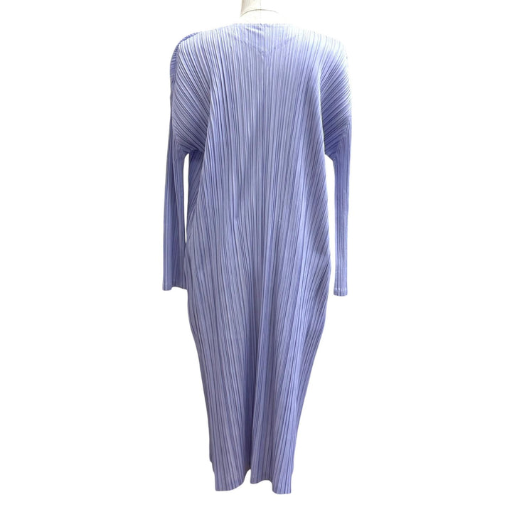 Excellent PLEATS PLEASE cardigan V-neck, long polyester 2 PP93-JA603
