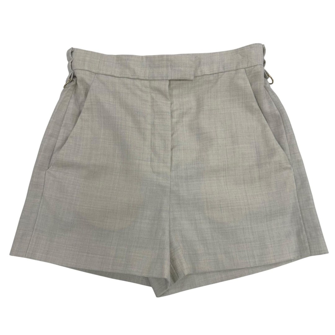 Excellent FENDI Shorts High-waisted, slim fit gray wool Women 36 FR6533
