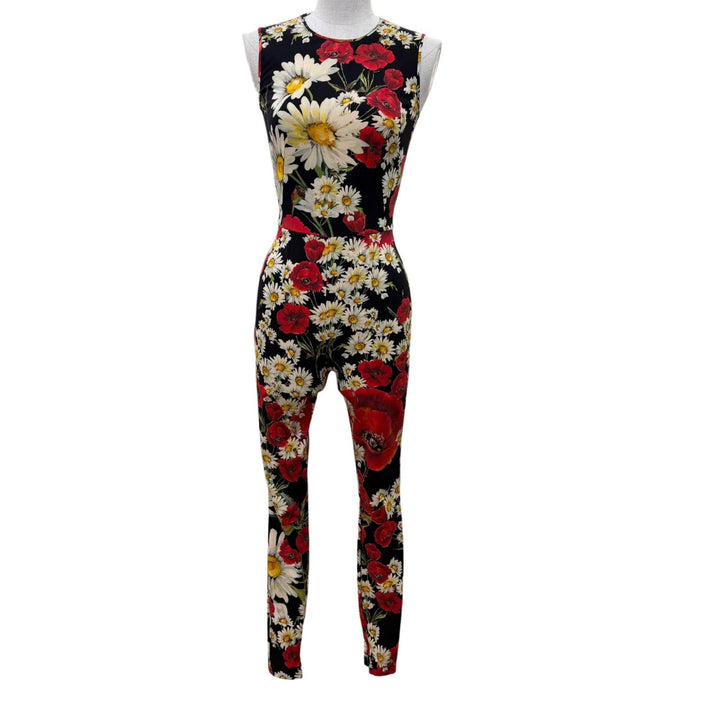 Excellent DOLCE&GABBANA jumpsuit Silk blend all-in-one jumpsuit black 36 F6VN6T