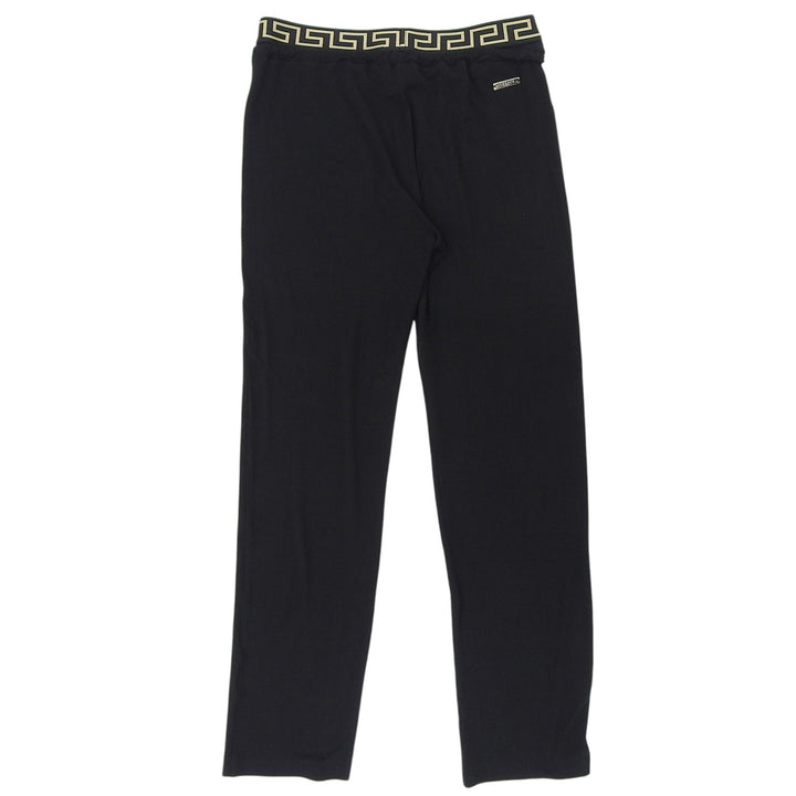Excellent VERSACE Pants Greca Pattern Medusa black Viscose mens 2 AUD01008