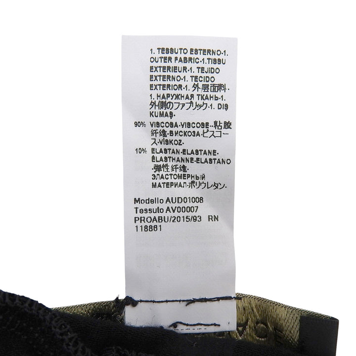 Excellent VERSACE Pants Greca Pattern Medusa black Viscose mens 2 AUD01008