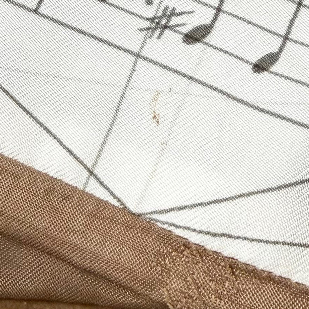 Great HERMES Best Music played by spheres (La Musique des Spheres) Brown silk 52