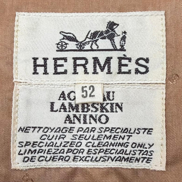 Great HERMES Best Music played by spheres (La Musique des Spheres) Brown silk 52