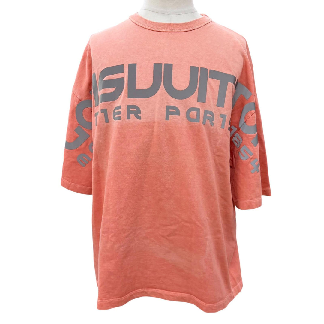 Great LOUIS VUITTON Short sleeve T-shirt pink cotton mens XS