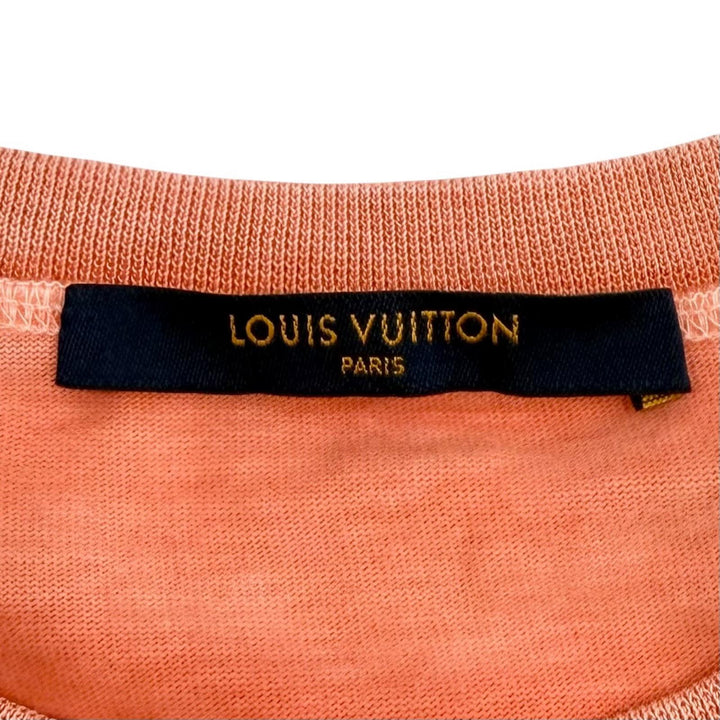 Great LOUIS VUITTON Short sleeve T-shirt pink cotton mens XS