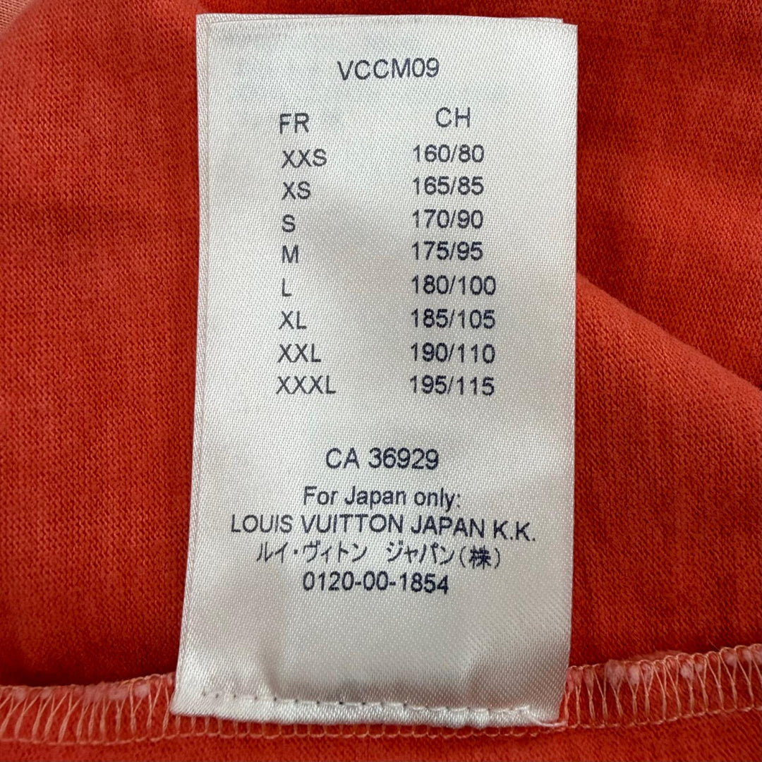 Great LOUIS VUITTON Short sleeve T-shirt pink cotton mens XS