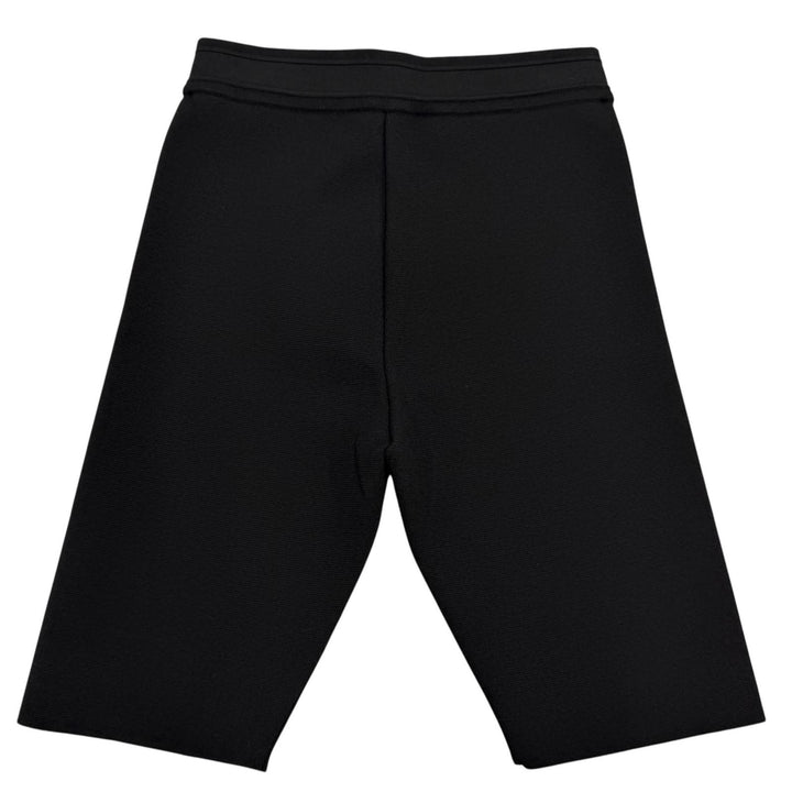 Pristine Christian Dior Shorts Logo patch knit shorts black Women 40 244P40AM512