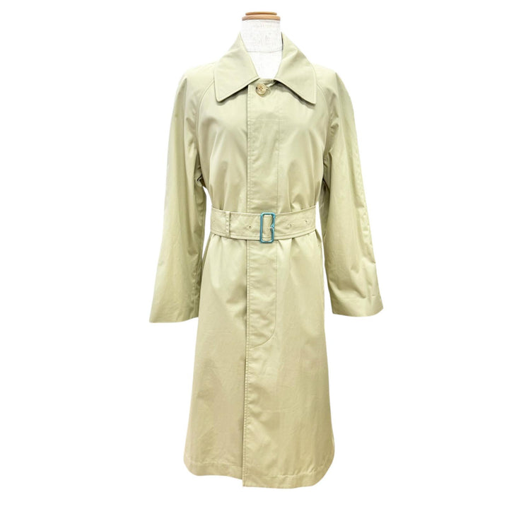 Excellent BURBERRY coat with belt, partially lined with check pattern 34
