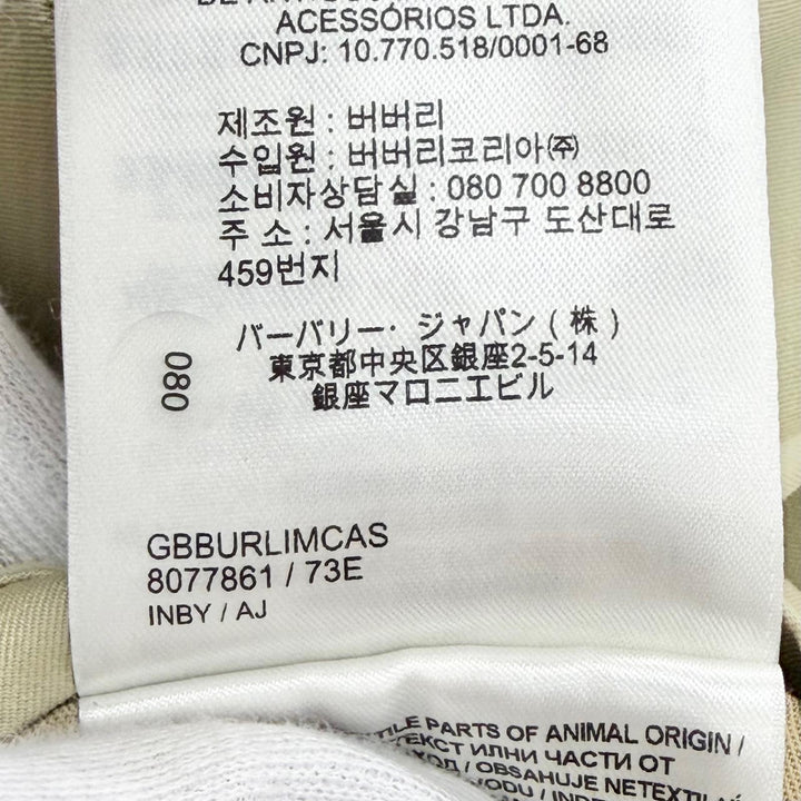Excellent BURBERRY coat with belt, partially lined with check pattern 34