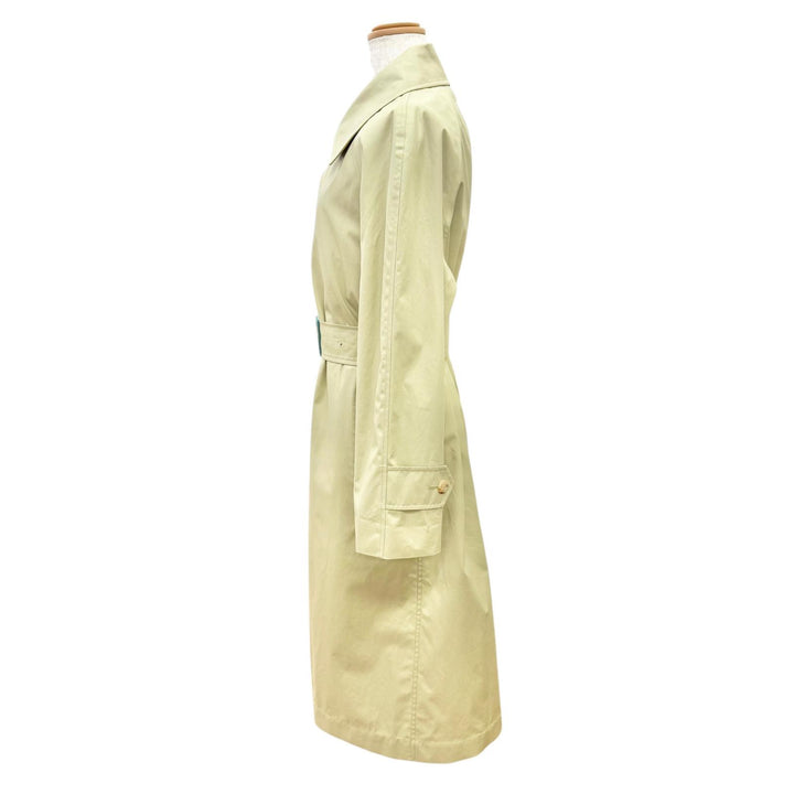 Excellent BURBERRY coat with belt, partially lined with check pattern 34