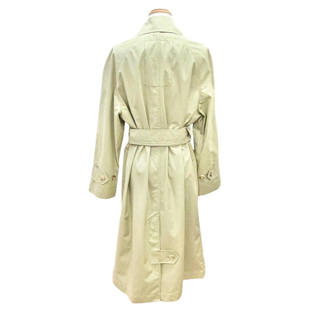 Excellent BURBERRY coat with belt, partially lined with check pattern 34