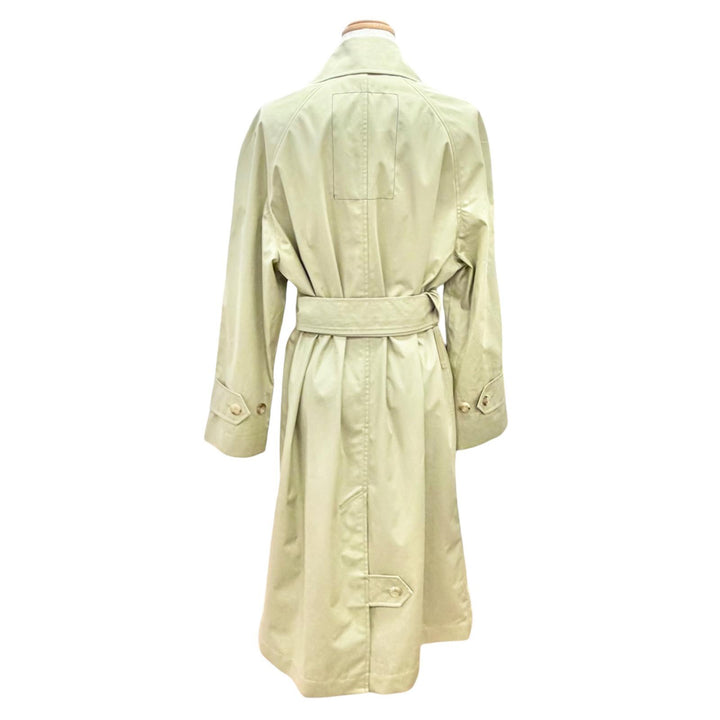 Excellent BURBERRY coat with belt, partially lined with check pattern 34