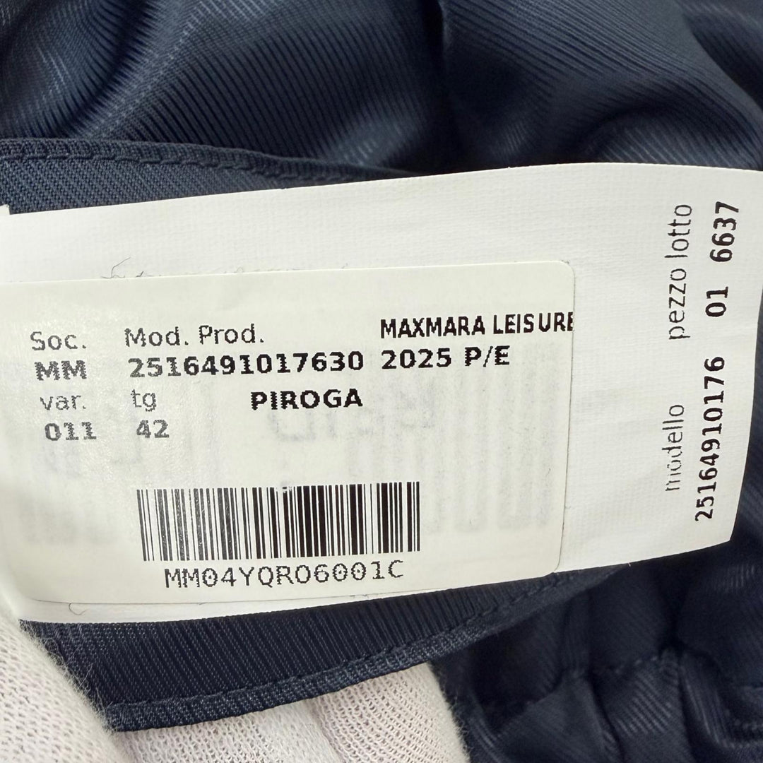 Excellent Max Mara coat Long length, zip-up, padded Navy Women 42 25164910176