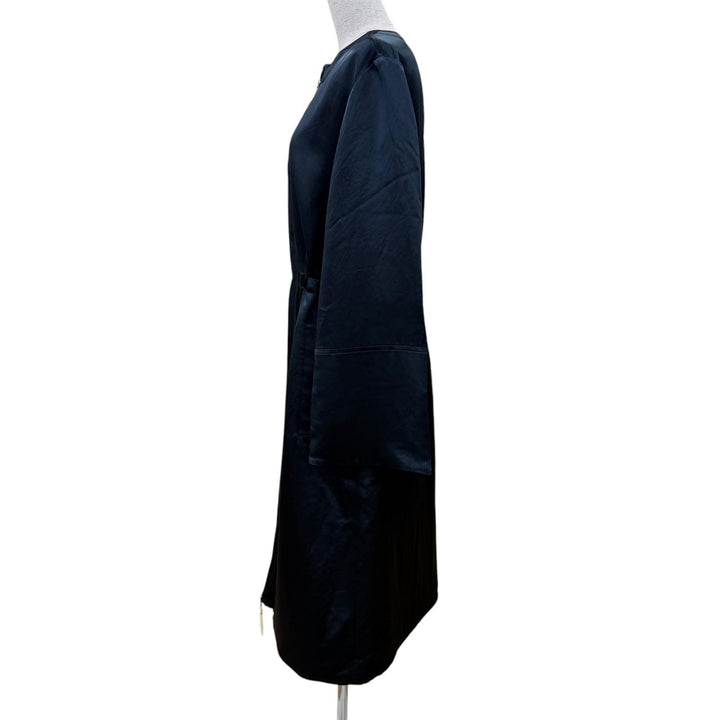 Excellent Max Mara coat Long length, zip-up, padded Navy Women 42 25164910176