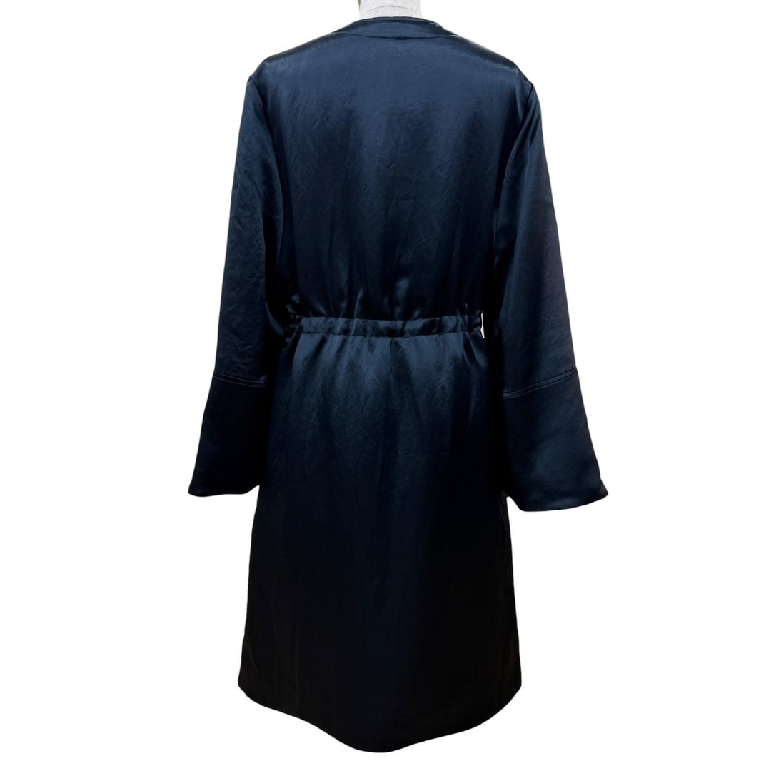 Excellent Max Mara coat Long length, zip-up, padded Navy Women 42 25164910176