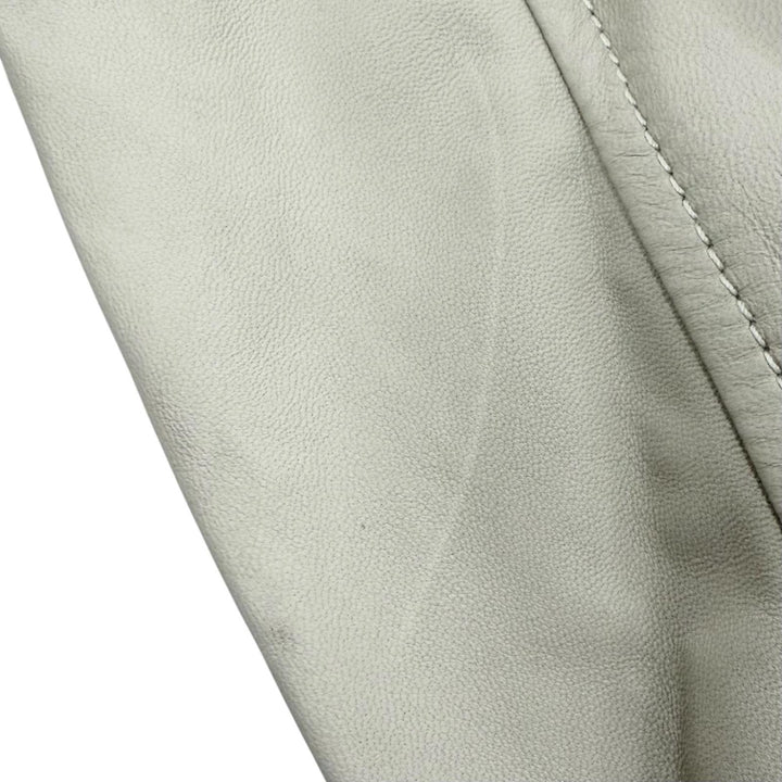 Excellent LOUIS VUITTON Stajan Leather Varsity Jacket Blouson Mouton mens 50