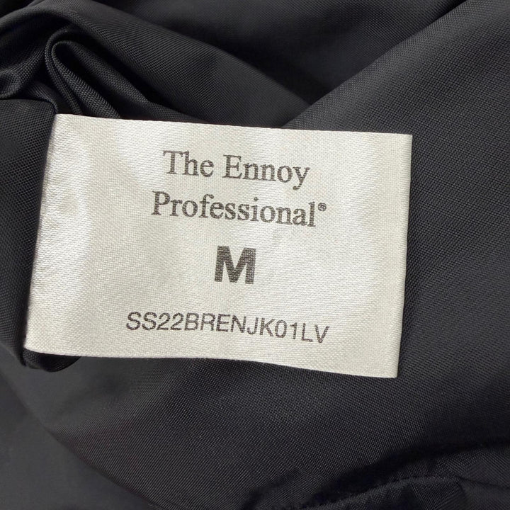 Excellent ENNOY Nylon Packable Jacket black mens M Stainless Steel22BRENJK01LV