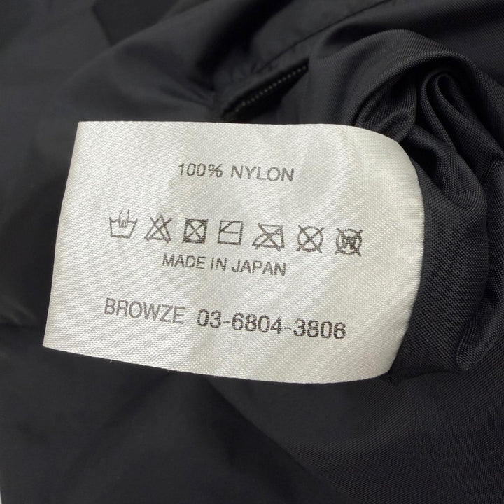 Excellent ENNOY Nylon Packable Jacket black mens M Stainless Steel22BRENJK01LV