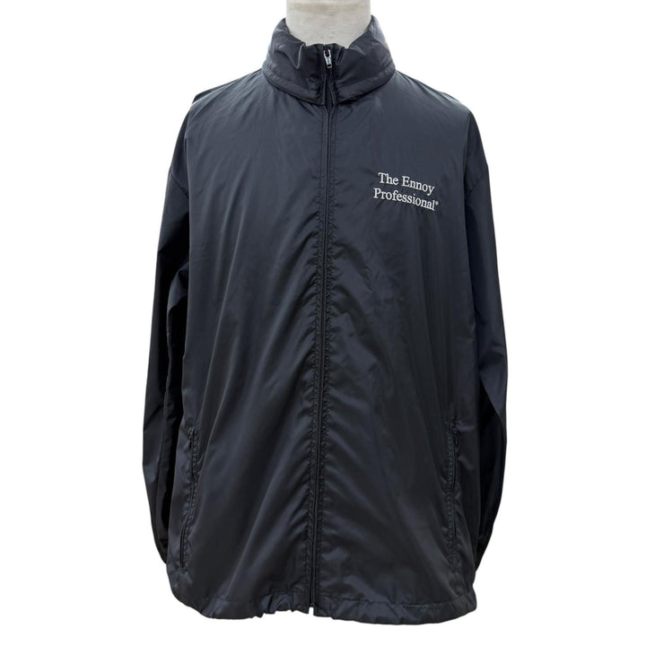 Excellent ENNOY Nylon Packable Jacket black mens M Stainless Steel22BRENJK01LV