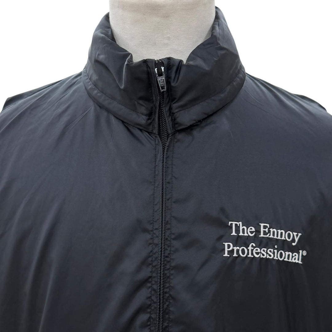 Excellent ENNOY Nylon Packable Jacket black mens M Stainless Steel22BRENJK01LV