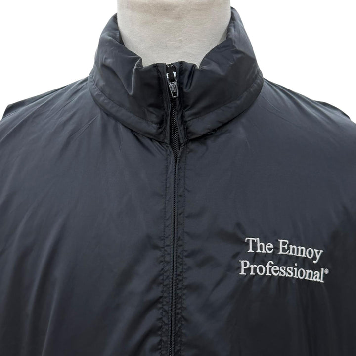 Excellent ENNOY Nylon Packable Jacket black mens M Stainless Steel22BRENJK01LV