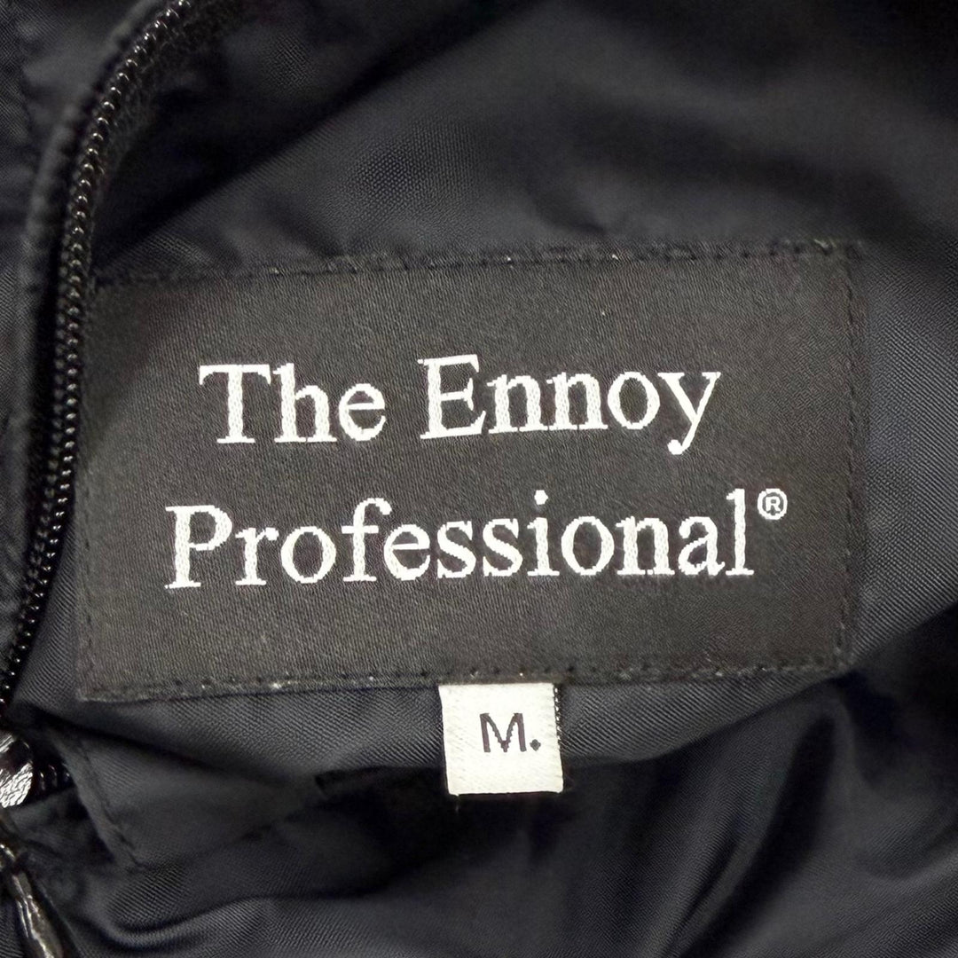 Excellent ENNOY Nylon Packable Jacket black mens M Stainless Steel22BRENJK01LV