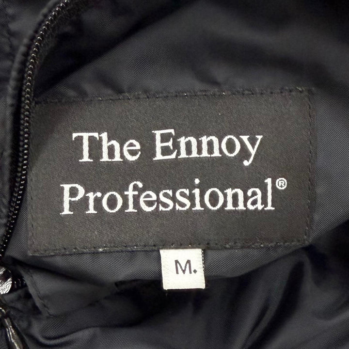 Excellent ENNOY Nylon Packable Jacket black mens M Stainless Steel22BRENJK01LV