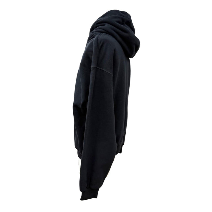 Excellent GUCCI hoodie black cotton mens XS 770839 XJF65