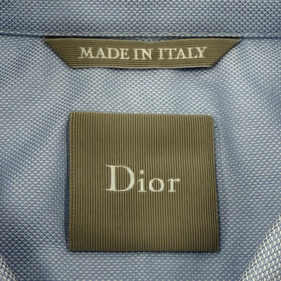 Great Dior HOMME Long sleeve shirt Light blue cotton mens 39 638C527A3118