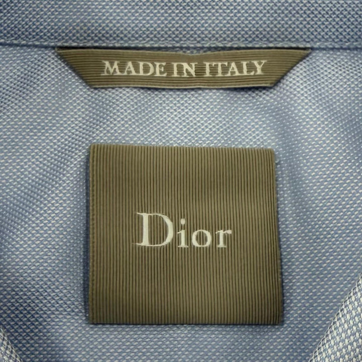Great Dior HOMME Long sleeve shirt Light blue cotton mens 39 638C527A3118