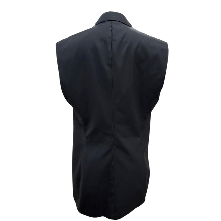 Pristine LOUIS VUITTON Best Cache-coeur design long vest black wool Women 36