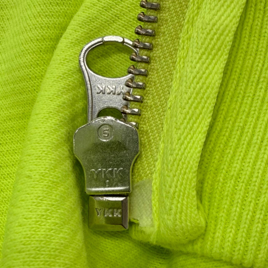 Pristine DENIM TEARS hoodie ADG Zip Hoodie zip-up hoodie lime green