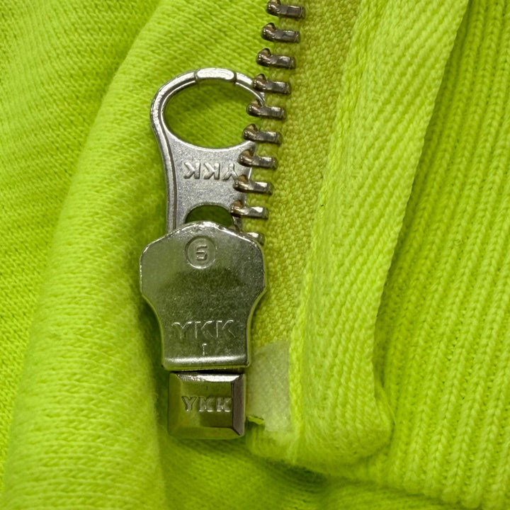 Pristine DENIM TEARS hoodie ADG Zip Hoodie zip-up hoodie lime green