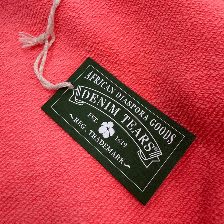 Pristine DENIM TEARS hoodie ADG Zip Hoodie Zip up pink cotton mens L