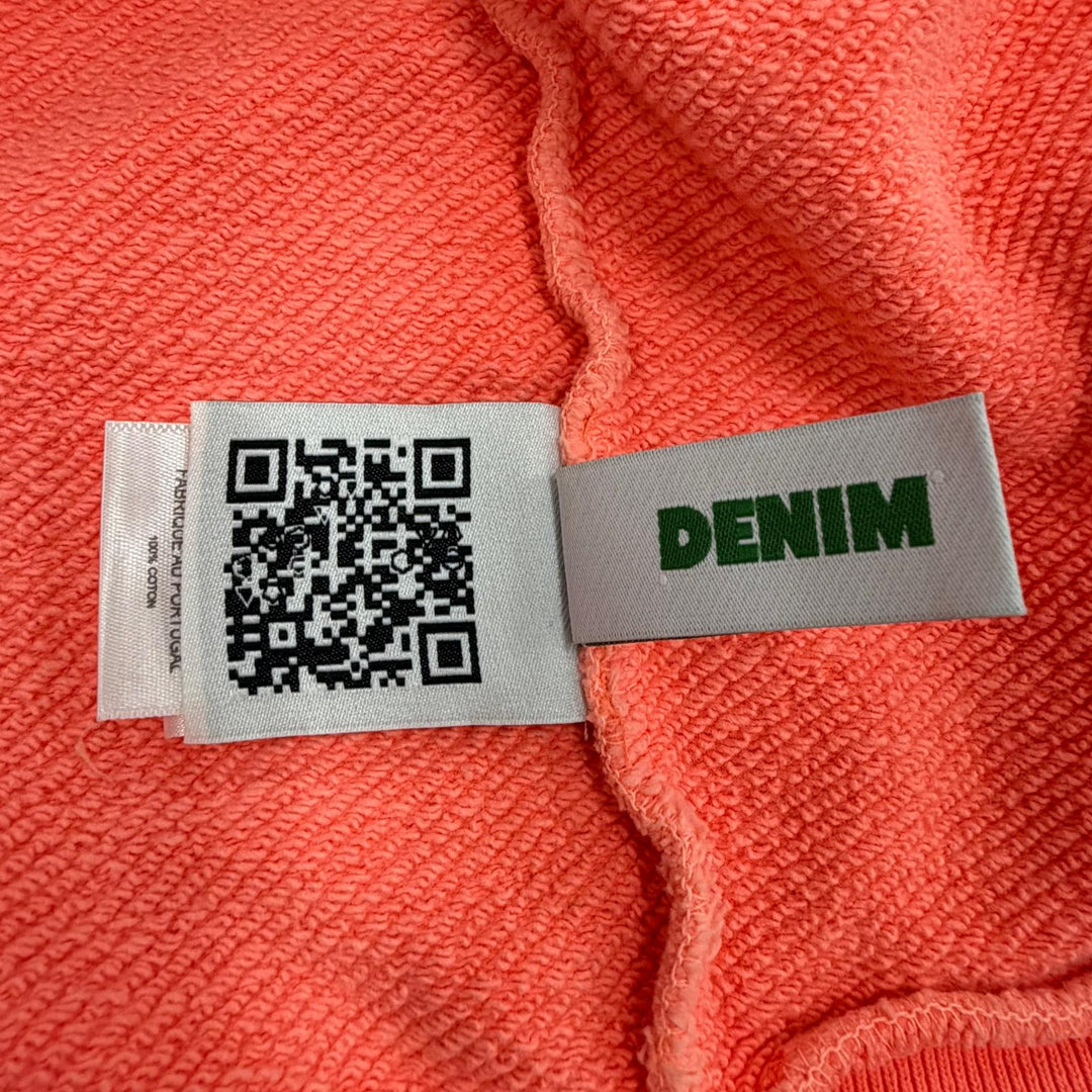Pristine DENIM TEARS hoodie ADG Zip Hoodie Zip up pink cotton mens L
